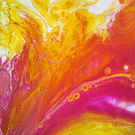 Explosion de couleurs vives et artistiques